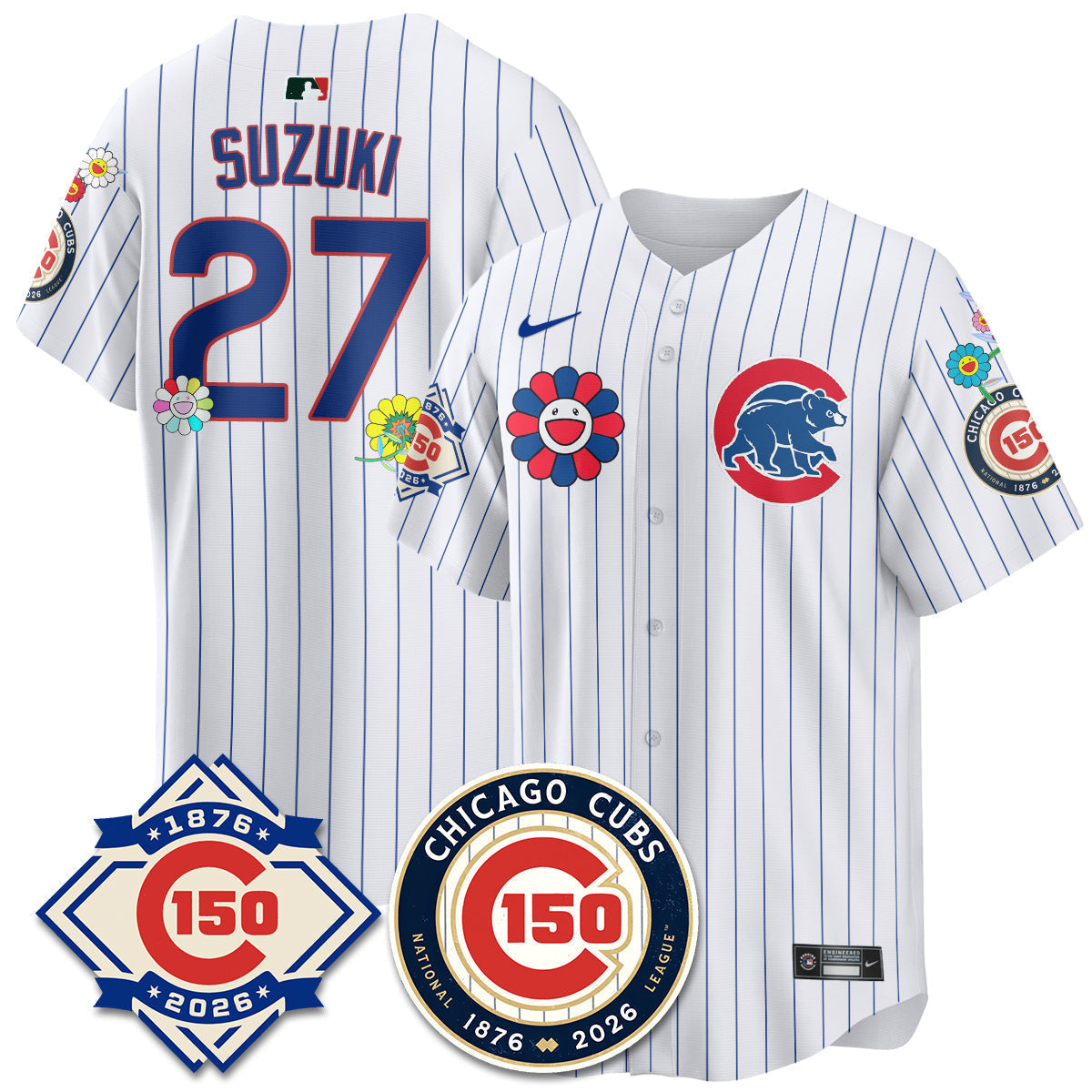Chicago Cubs Tokyo Series Vapor Limited Jersey - 150th Anniversary - Stitched