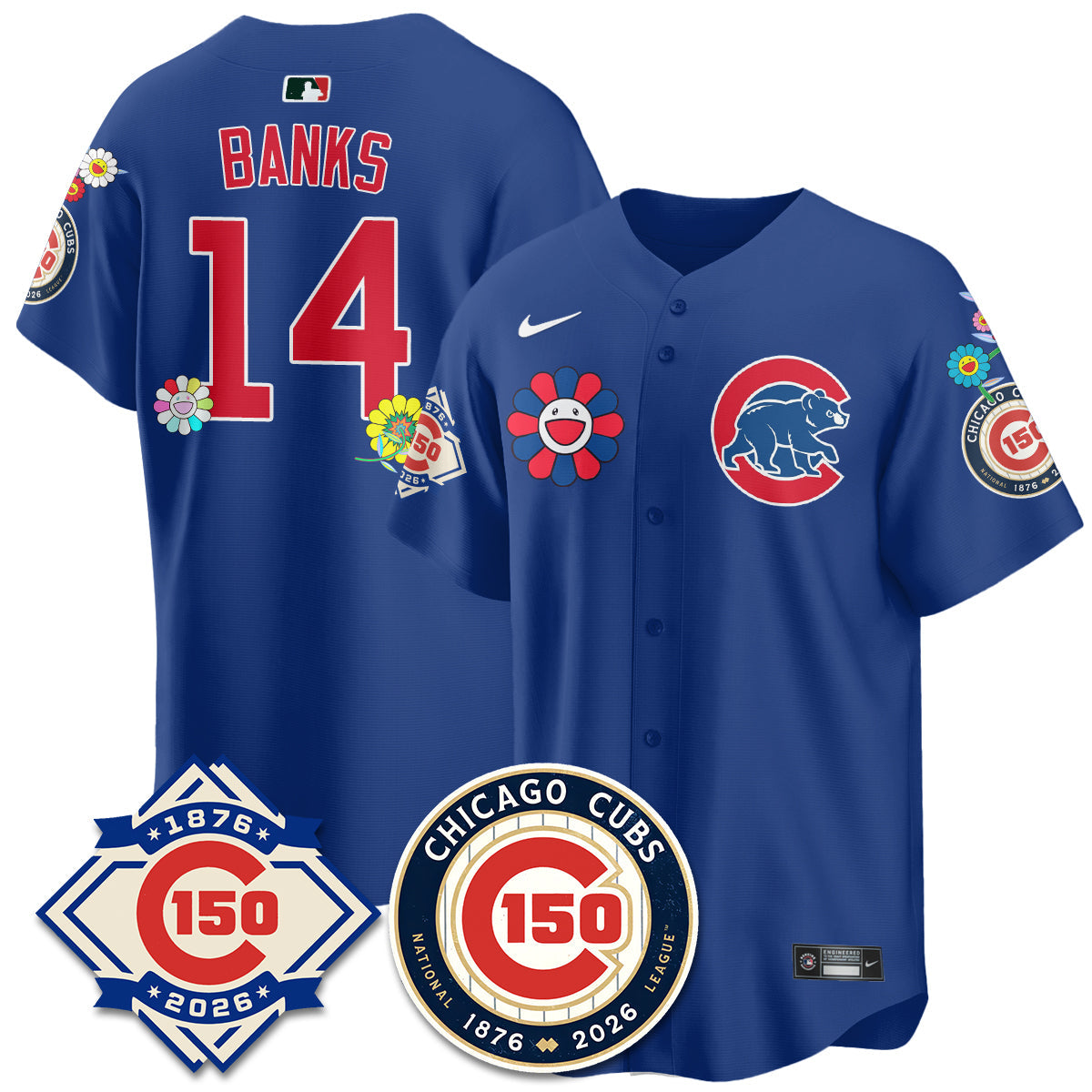 Chicago Cubs Tokyo Series Vapor Limited Jersey - 150th Anniversary - Stitched