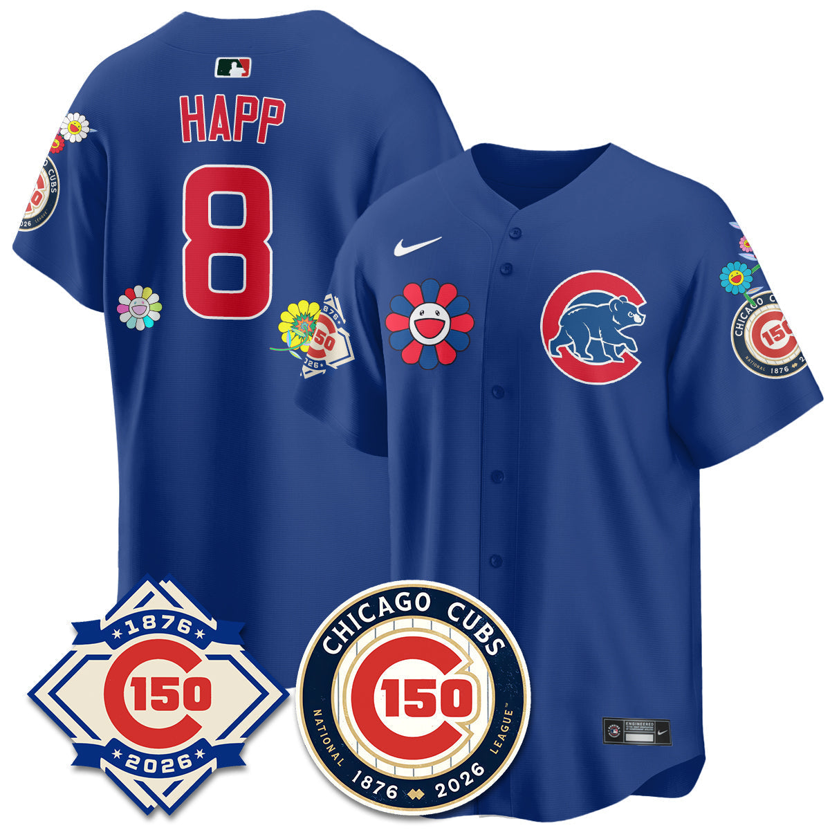 Chicago Cubs Tokyo Series Vapor Limited Jersey - 150th Anniversary - Stitched