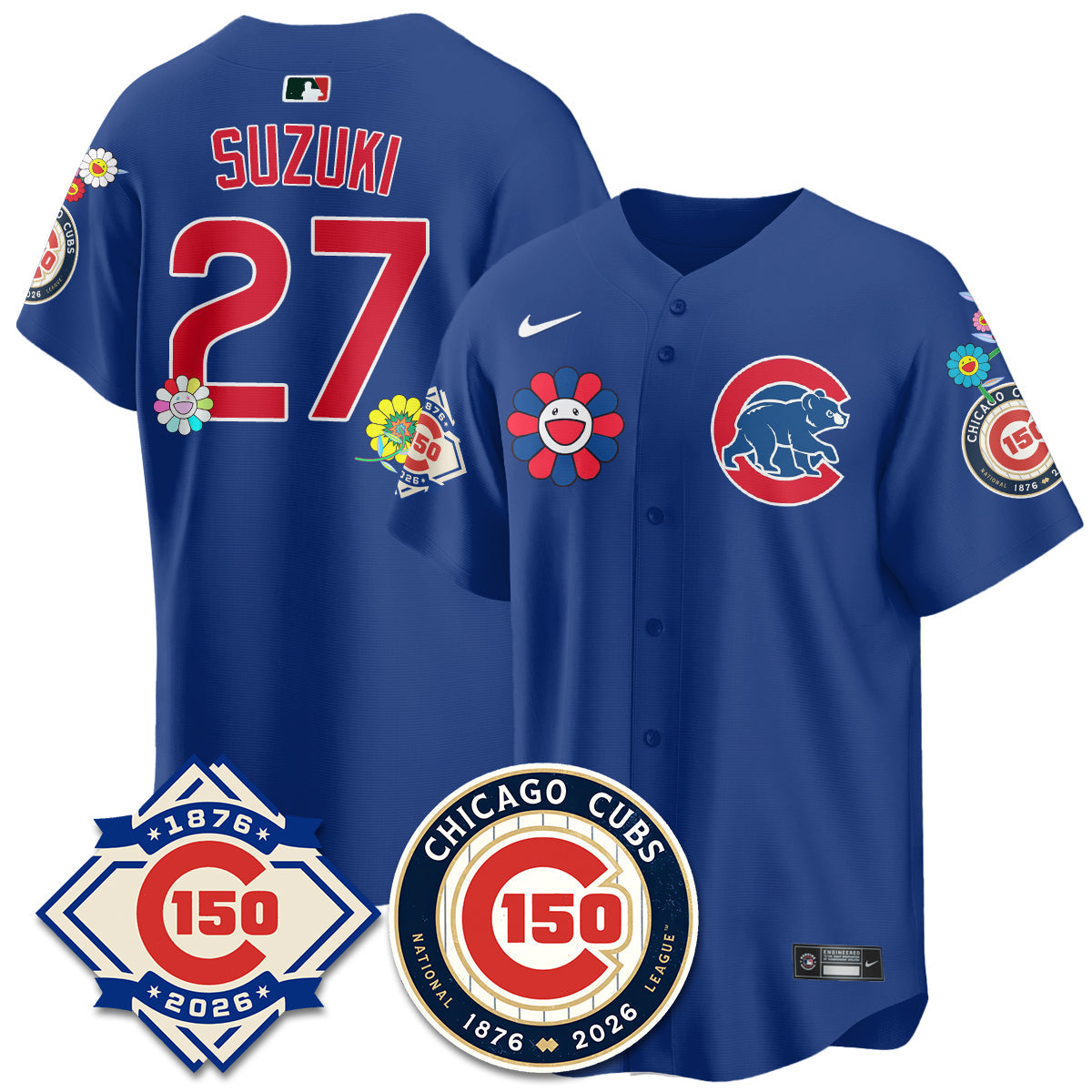 Chicago Cubs Tokyo Series Vapor Limited Jersey - 150th Anniversary - Stitched