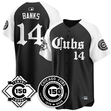 Chicago Cubs Gothic Vapor Limited Jersey - 150th Anniversary - Stitched