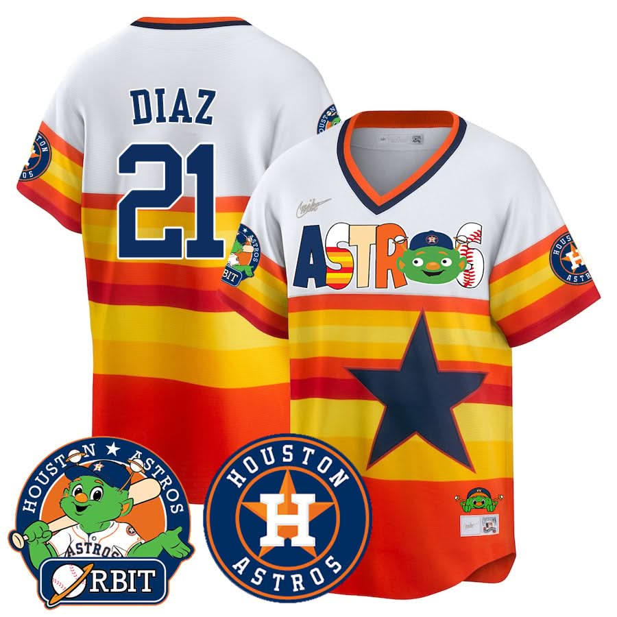 Houston Astros Orbit Vapor Premier Jersey - Stitched