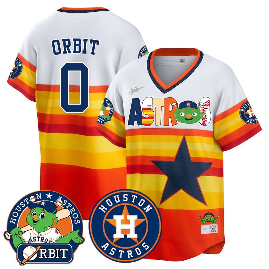 Houston Astros Orbit Vapor Premier Jersey - Stitched
