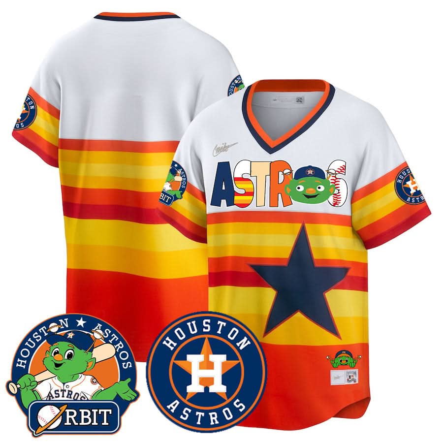 Houston Astros Orbit Vapor Premier Jersey - Stitched