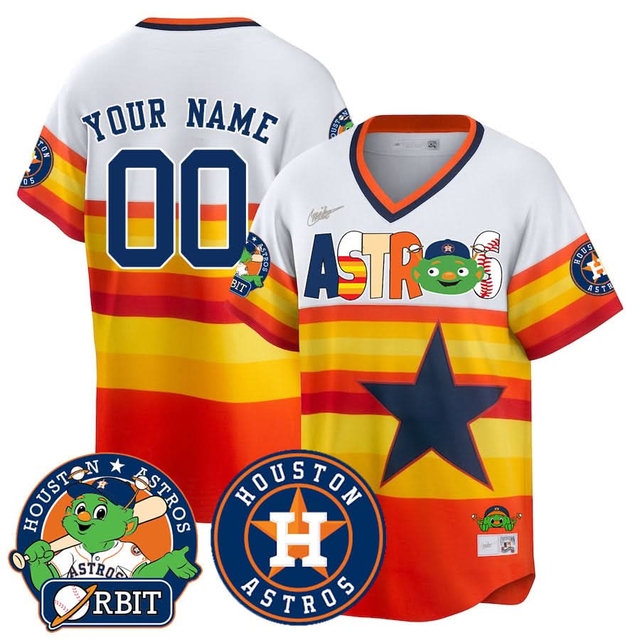 Houston Astros Orbit Vapor Premier Custom Jersey - Stitched