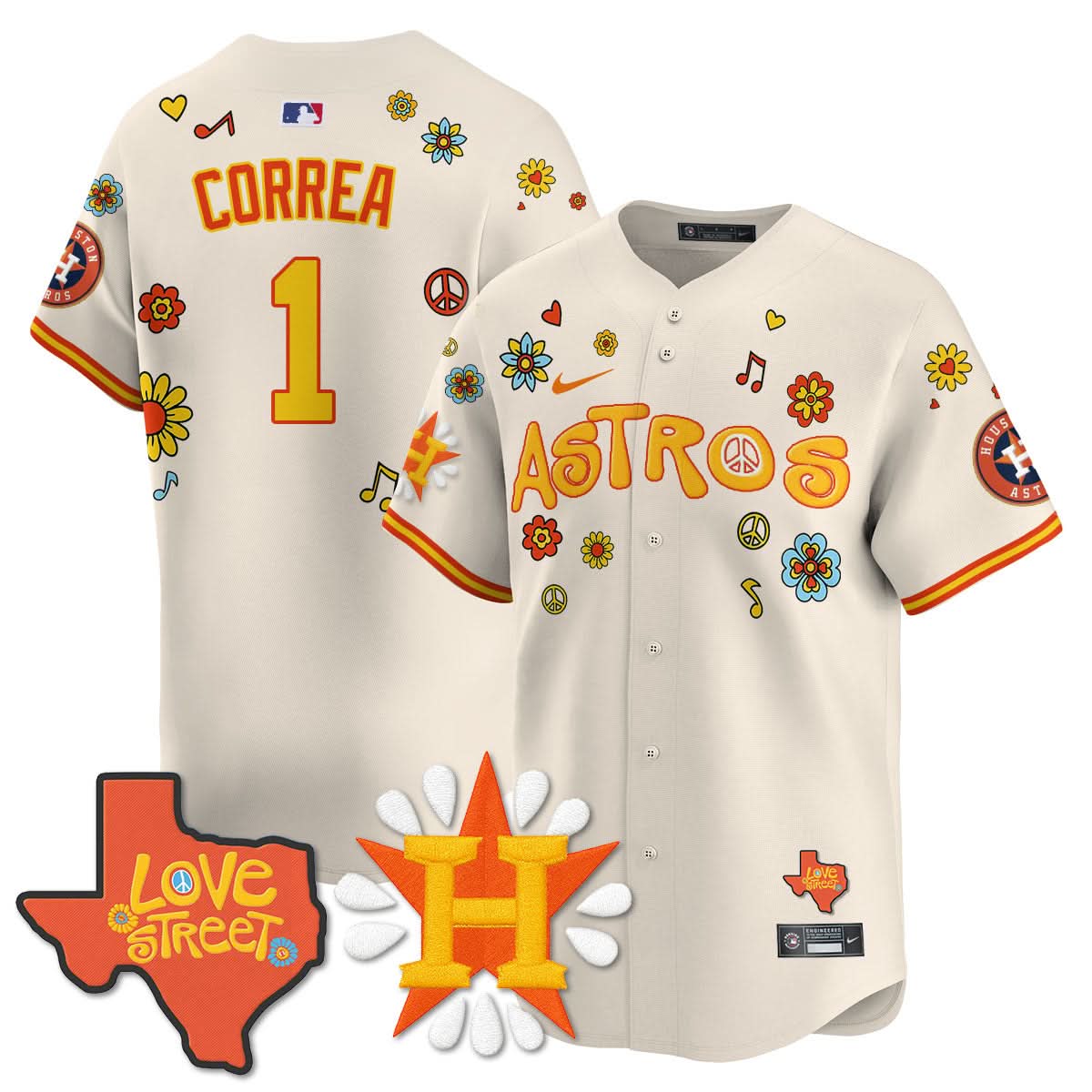 Houston Astros "Love Street" Limited Jersey - Stitched