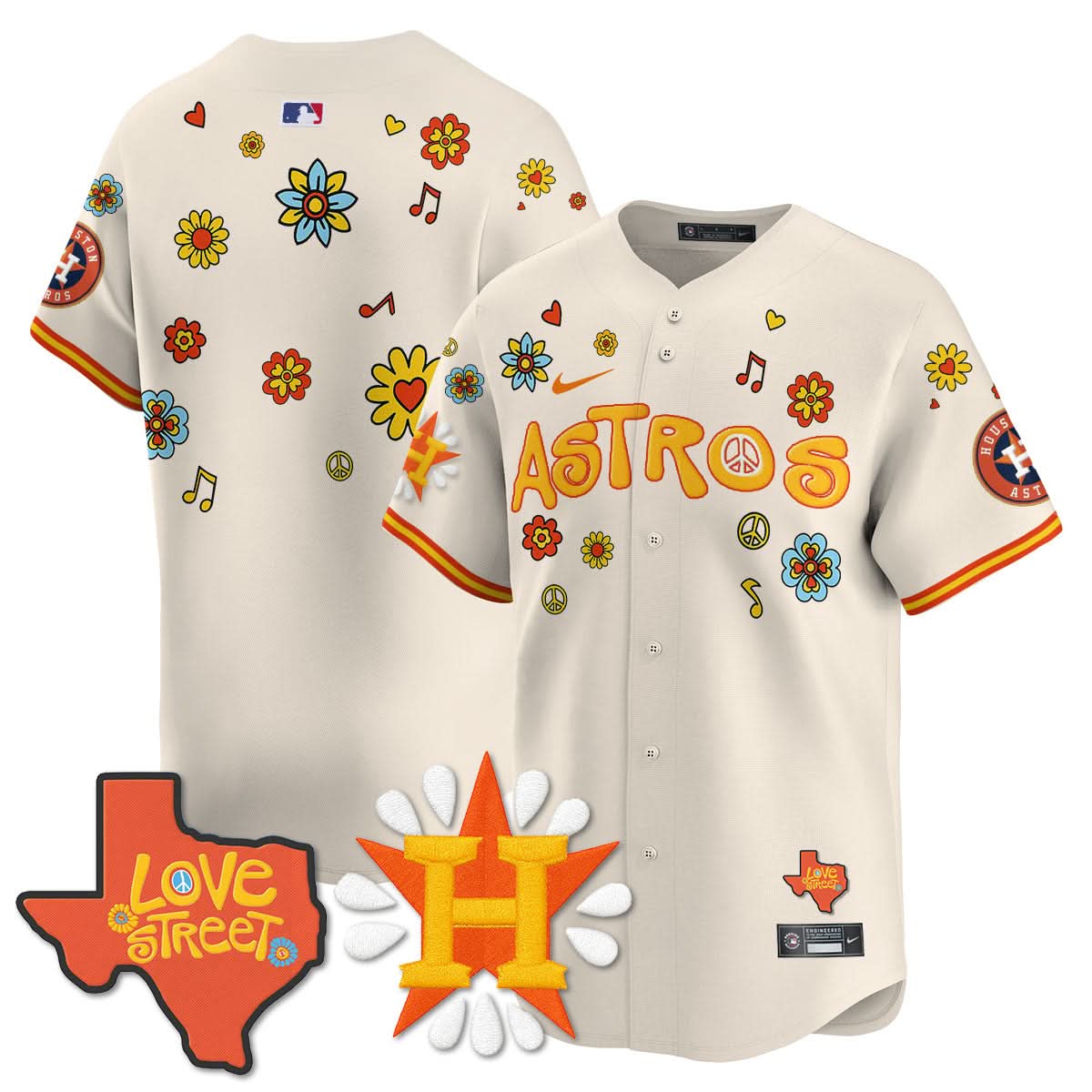 Houston Astros "Love Street" Limited Jersey - Stitched