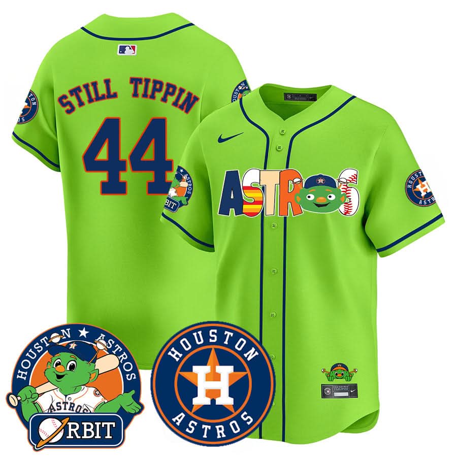 Houston Astros Orbit Vapor Premier Jersey - Stitched