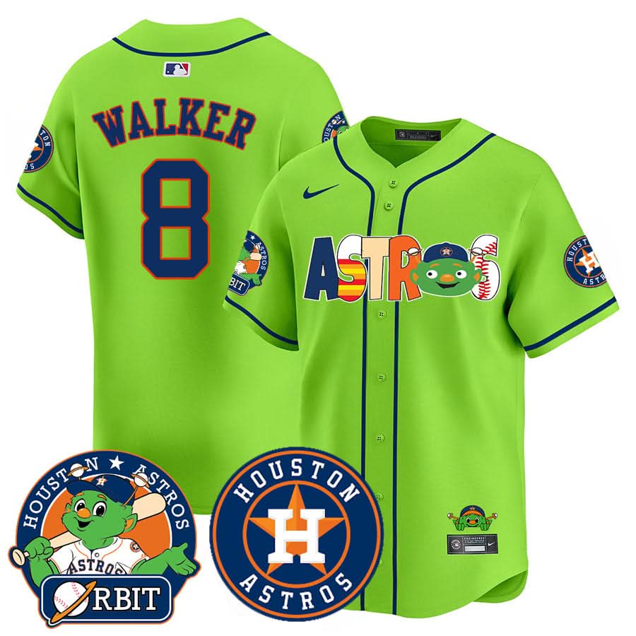 Houston Astros Orbit Vapor Premier Jersey - Stitched