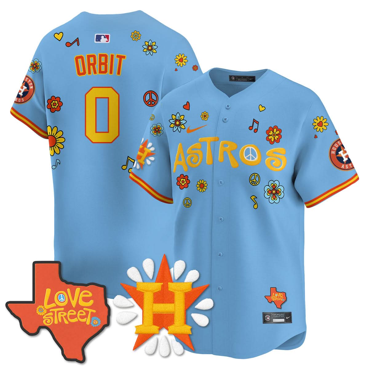 Houston Astros "Love Street" Limited Jersey - Stitched