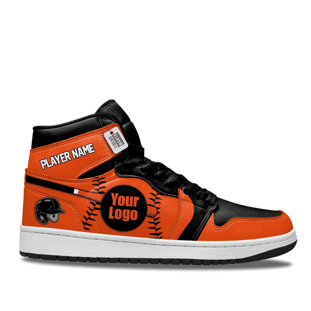 Baltimore Baseball J1s Sneakers Personalized Your Team-Cuztomshoes