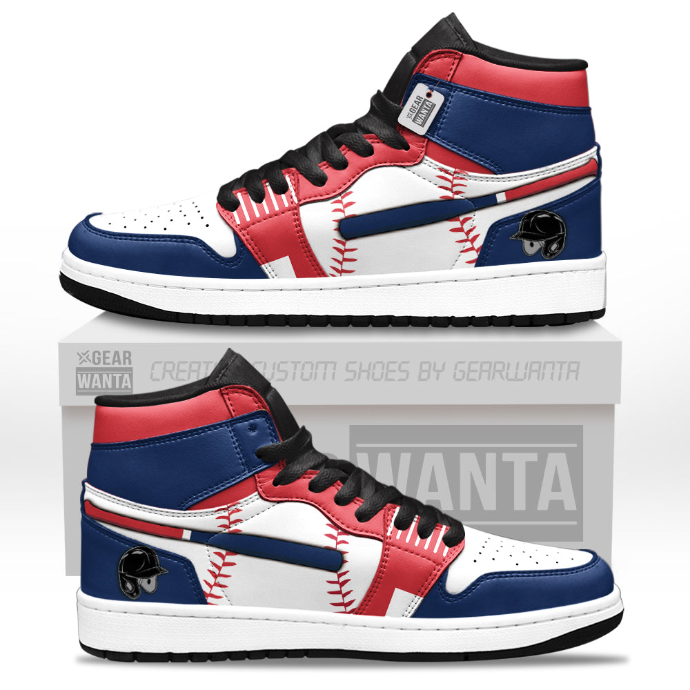 Boston Baseball J1s Sneakers Personalized Your Team-Cuztomshoes