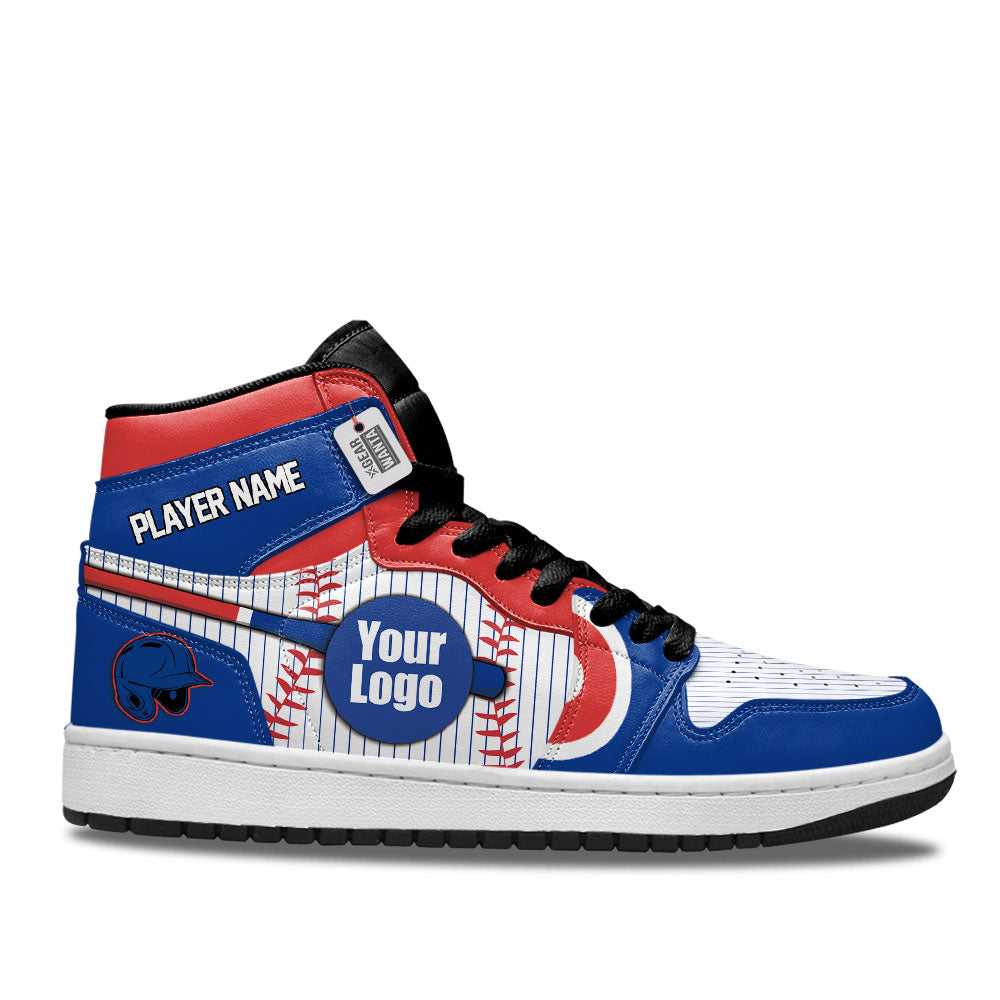 Chicago Baseball J1s Sneakers Personalized Your Team-Cuztomshoes