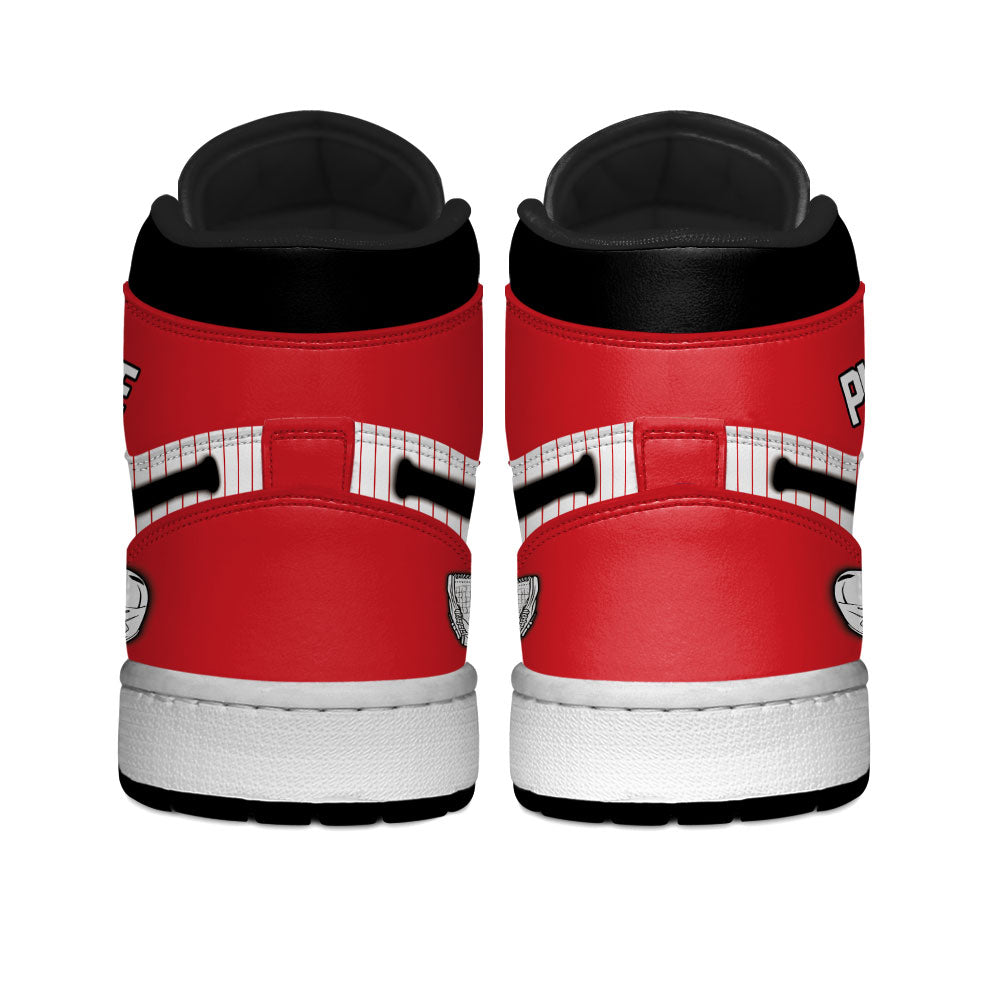 Cincinnati Baseball J1s Sneakers Personalized Your Teamcuztomshoes.com
