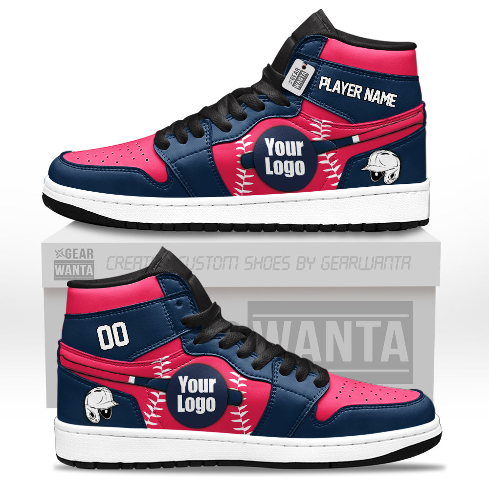 Cleveland Baseball J1s Sneakers Personalized Your Teamcuztomshoes.com