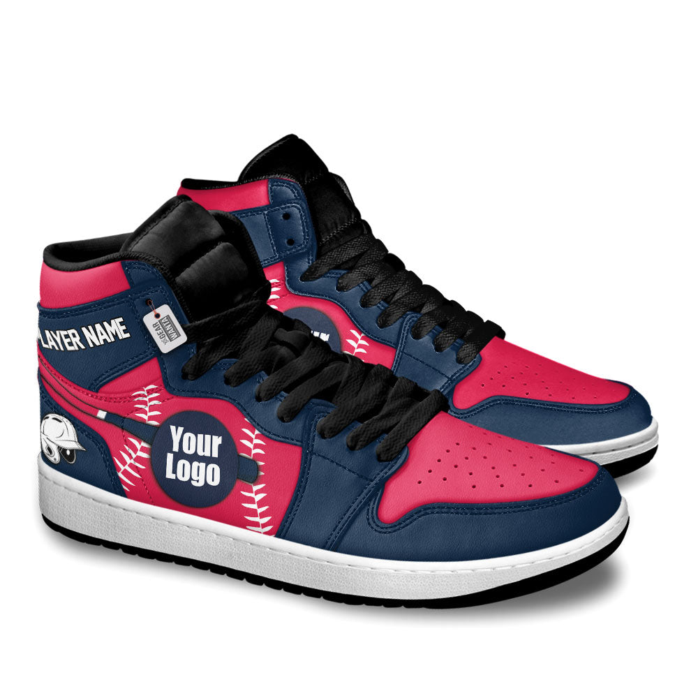 Cleveland Baseball J1s Sneakers Personalized Your Teamcuztomshoes.com