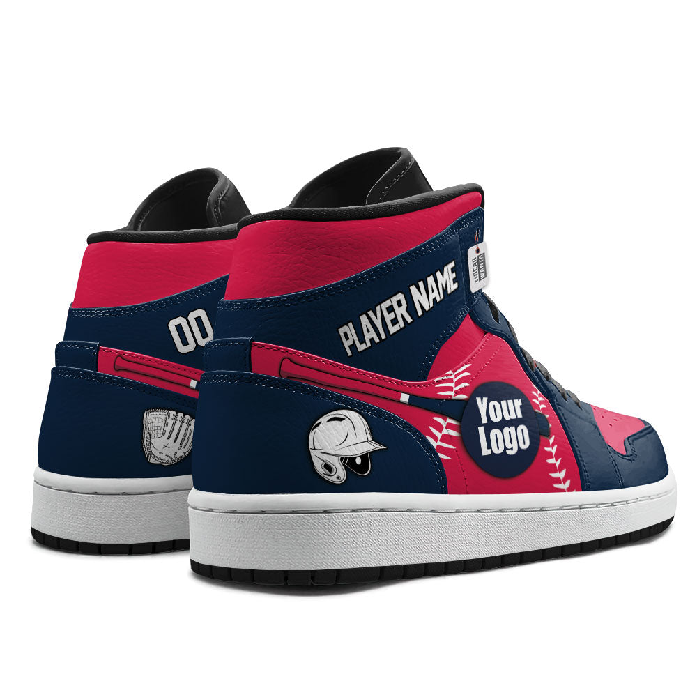 Cleveland Baseball J1s Sneakers Personalized Your Teamcuztomshoes.com