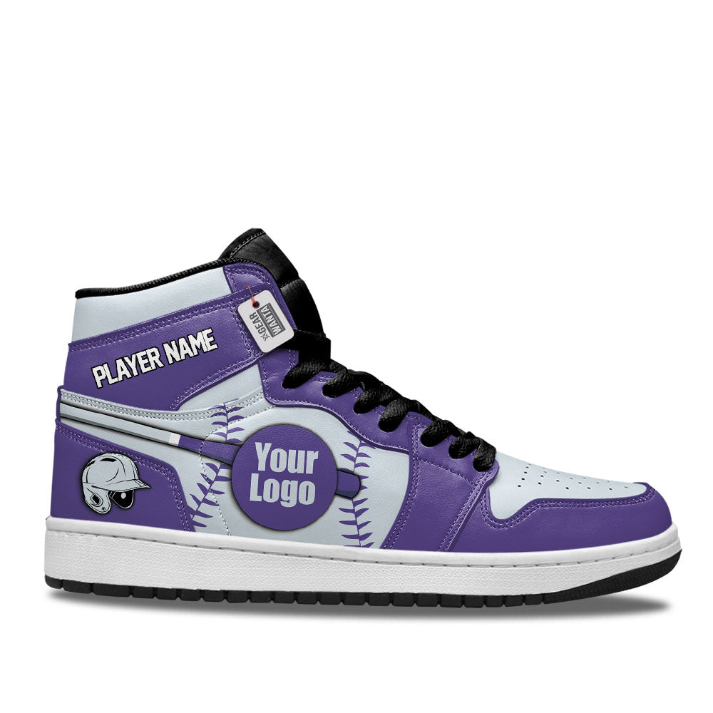 Colorado Baseball J1s Sneakers Personalized Your Team-Cuztomshoes