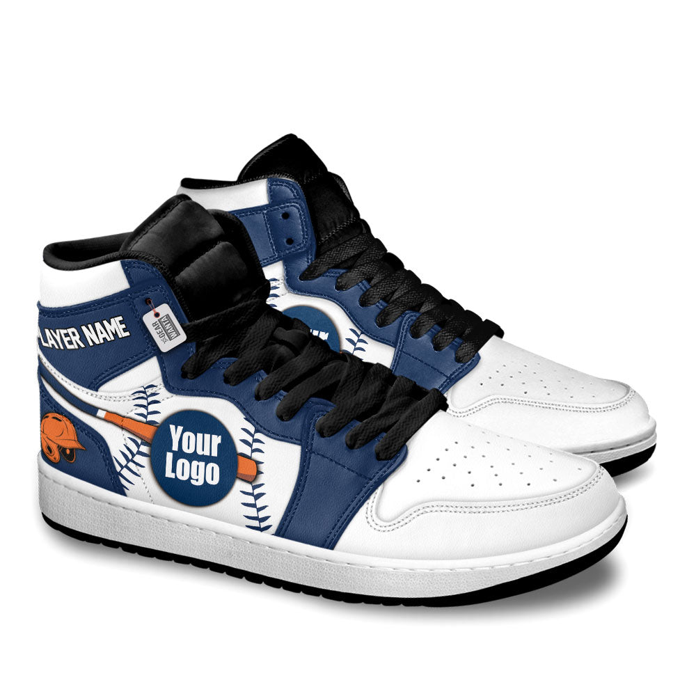 Detroit Baseball J1s Sneakers Personalized Your Teamcuztomshoes.com