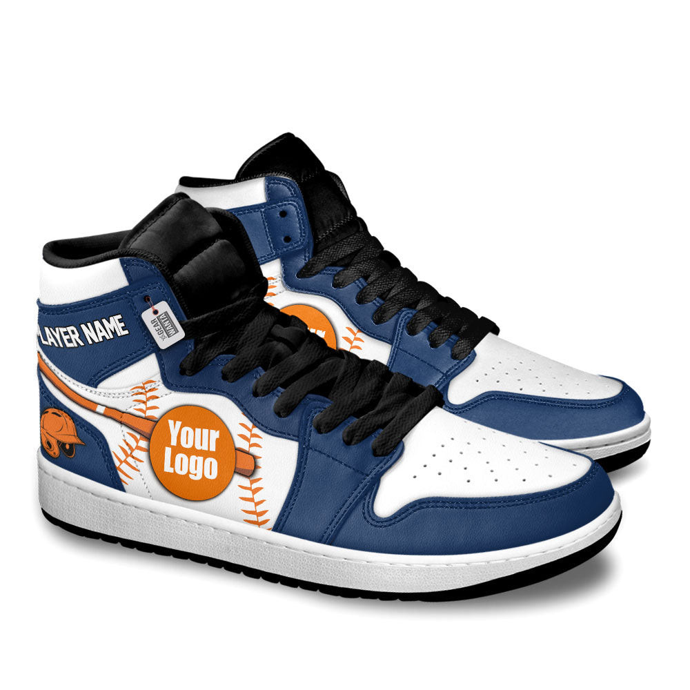 Houston Baseball J1s Sneakers Personalized Your Teamcuztomshoes.com