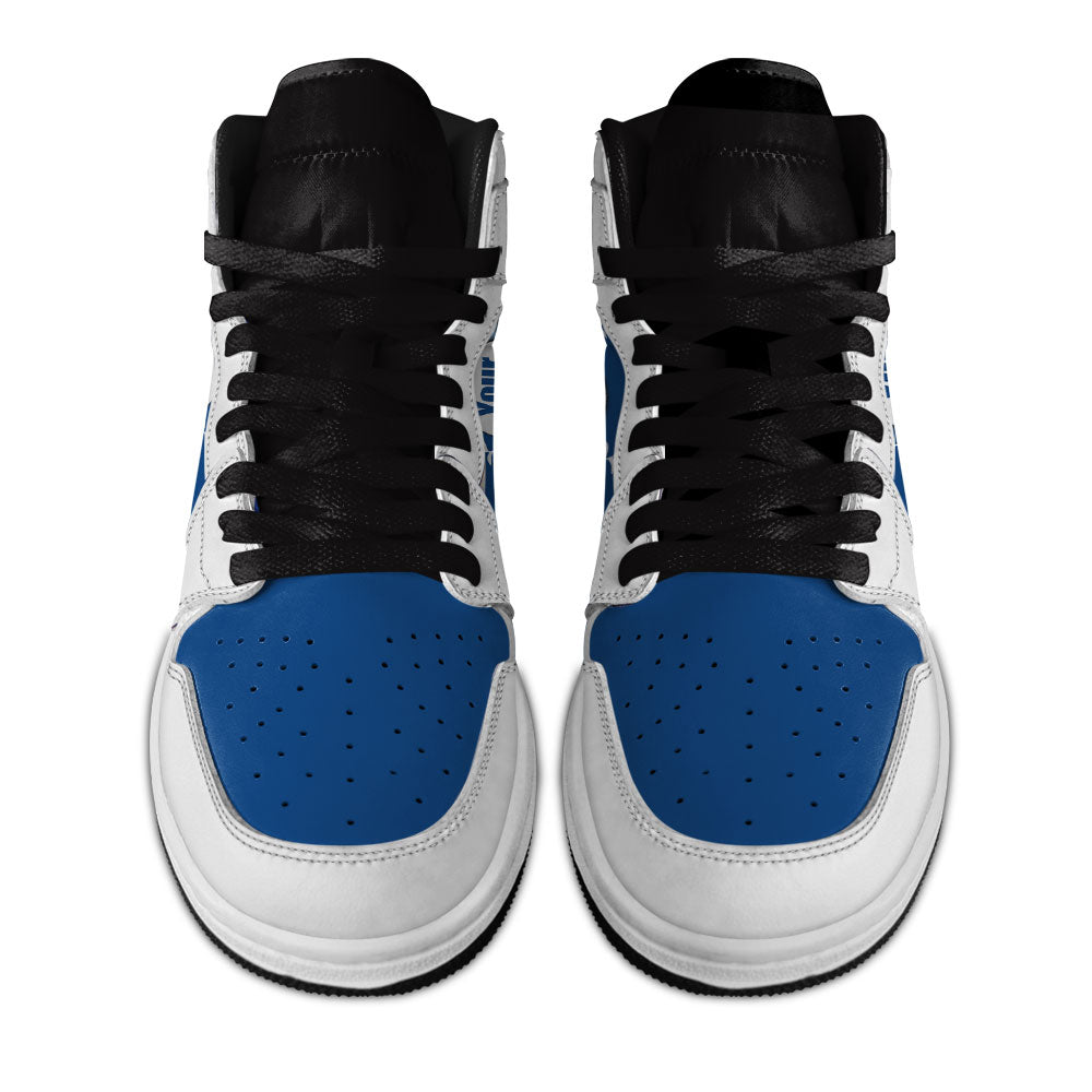 Kansas Baseball J1s Sneakers Personalized Your Team-Cuztomshoes