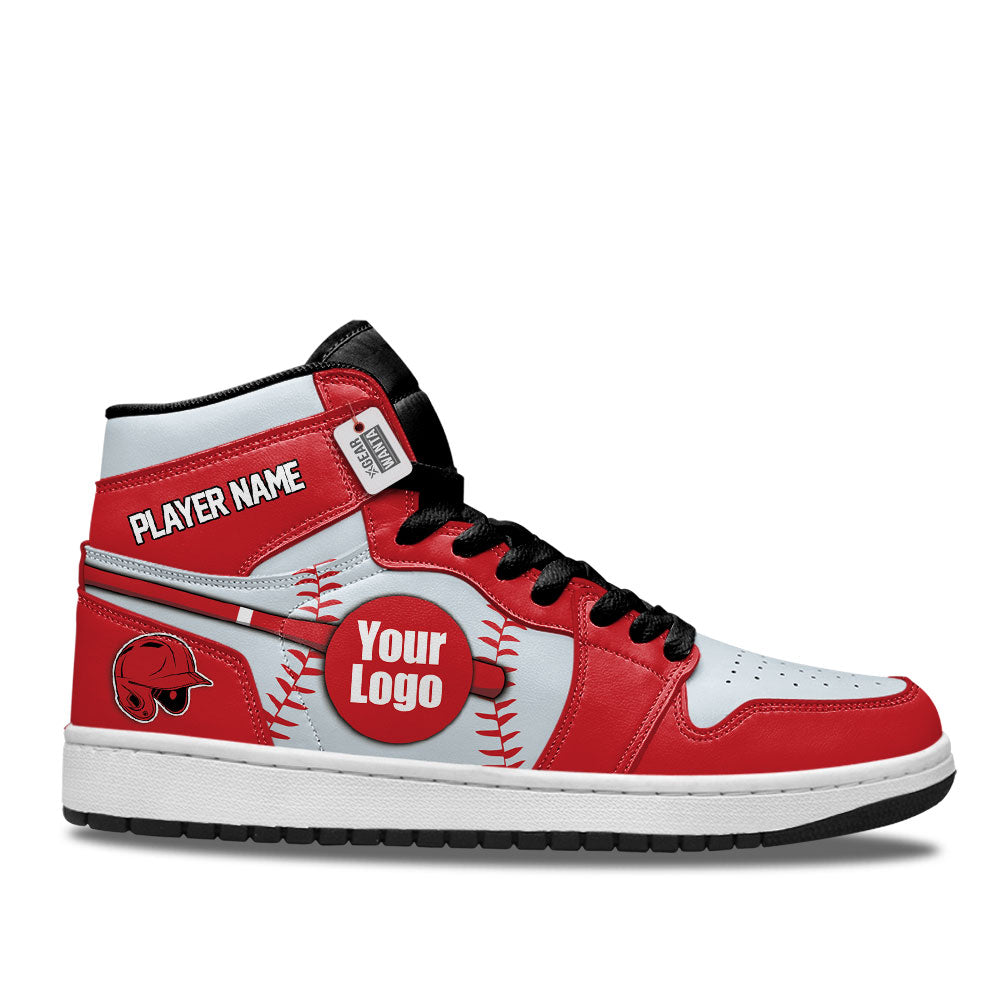 Los Angeles Baseball J1s Sneakers Personalized Your Team-Cuztomshoes