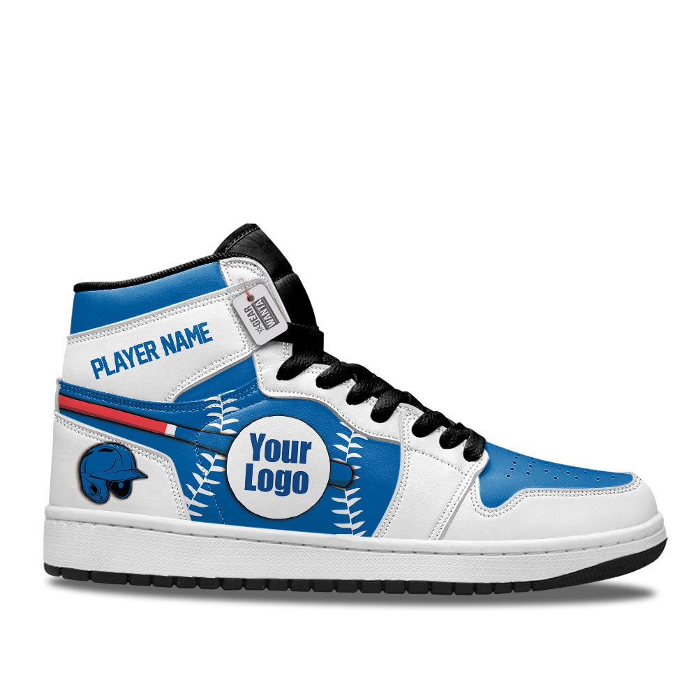 Los Angeles Baseball J1s Sneakers Personalized Your Team-Cuztomshoes
