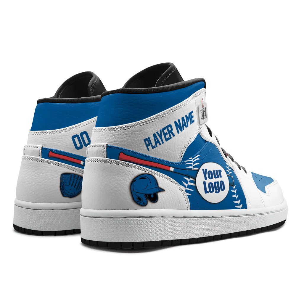 Los Angeles Baseball J1s Sneakers Personalized Your Teamcuztomshoes.com