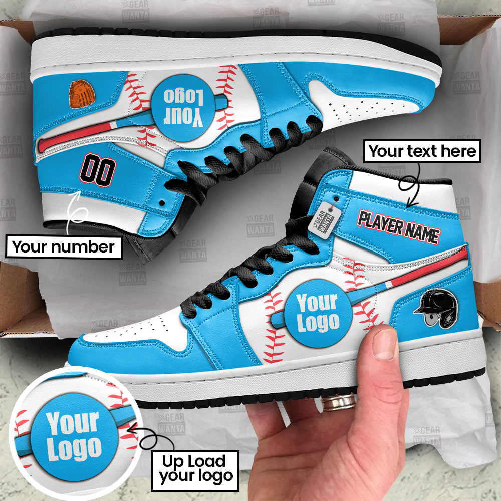 Miami Baseball J1s Sneakers Personalized Your Team-Cuztomshoes