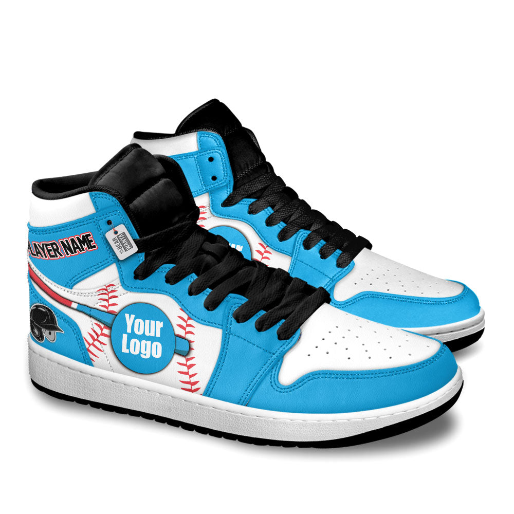 Miami Baseball J1s Sneakers Personalized Your Teamcuztomshoes.com