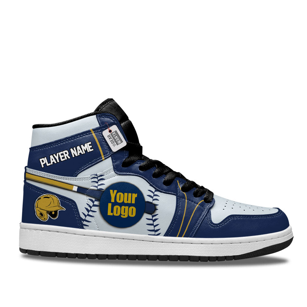 Milwaukee Baseball J1s Sneakers Personalized Your Team-Cuztomshoes