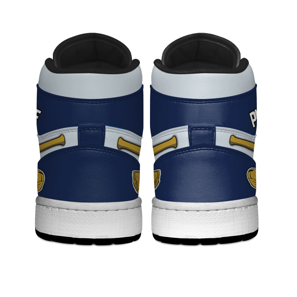 Milwaukee Baseball J1s Sneakers Personalized Your Teamcuztomshoes.com