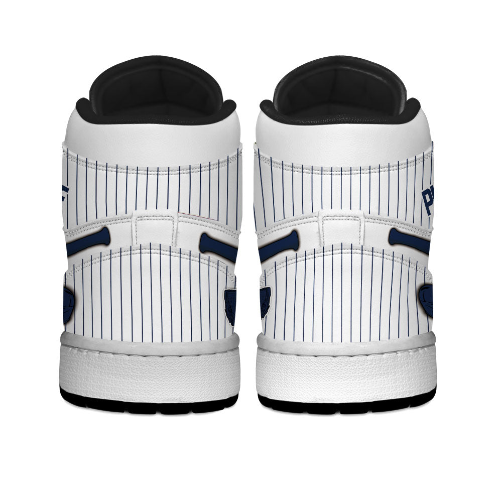 New York Baseball J1s Sneakers Personalized Your Teamcuztomshoes.com