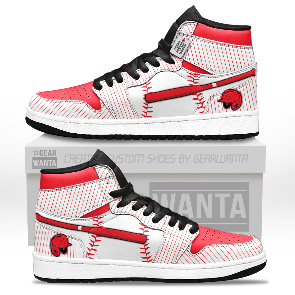 Philadelphia Baseball J1s Sneakers Personalized Your Team-Cuztomshoes