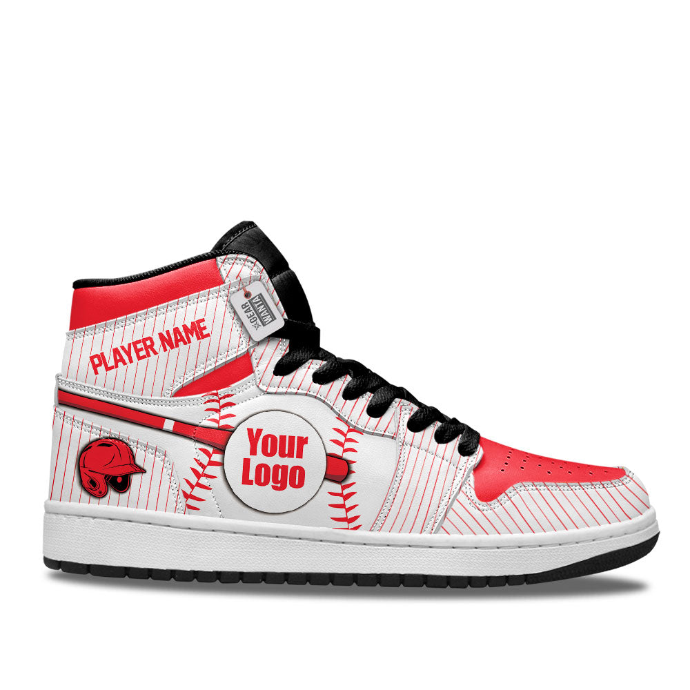 Philadelphia Baseball J1s Sneakers Personalized Your Team-Cuztomshoes