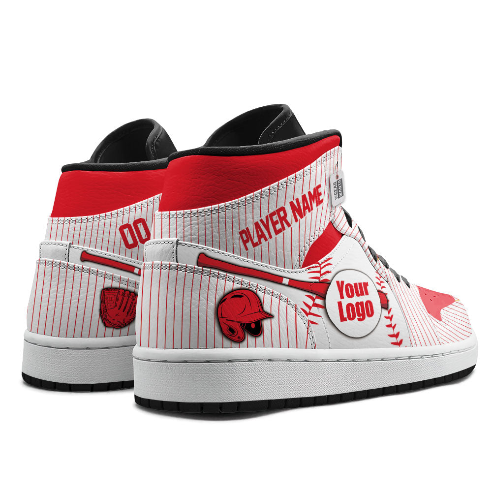 Philadelphia Baseball J1s Sneakers Personalized Your Teamcuztomshoes.com