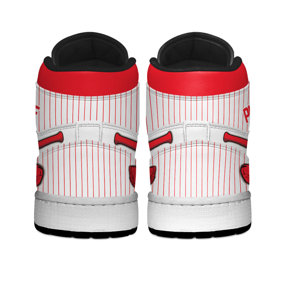 Philadelphia Baseball J1s Sneakers Personalized Your Teamcuztomshoes.com
