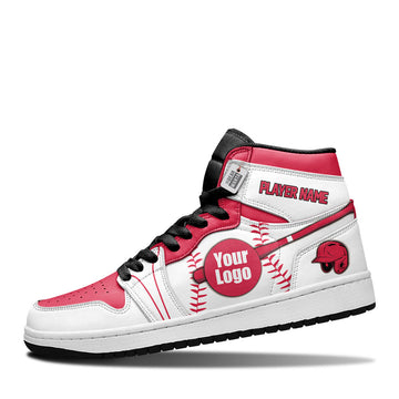 St. Louis Baseball Leather Shoes Custom Your Team - Cuztomshoes.com