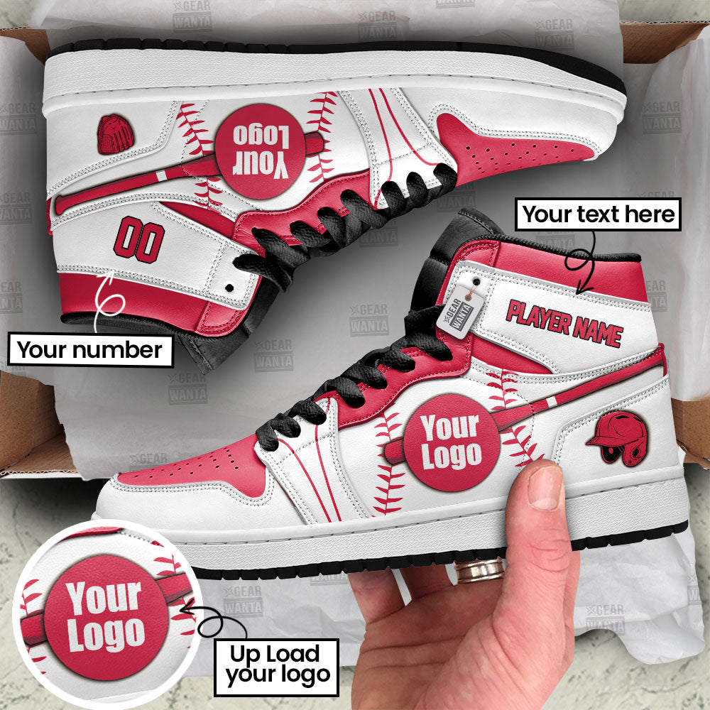 St. Louis Baseball J1s Sneakers Personalized Your Team-Cuztomshoes