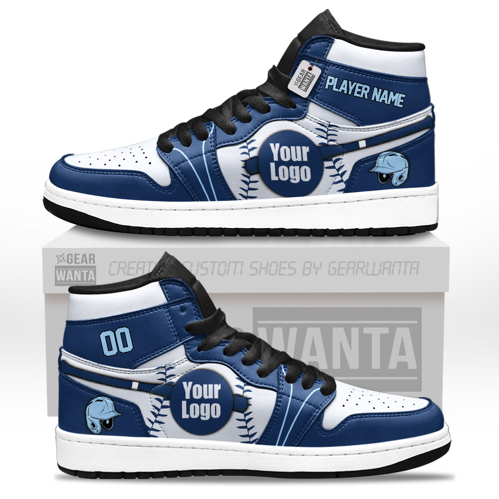 Tampa Baseball J1s Sneakers Personalized Your Teamcuztomshoes.com