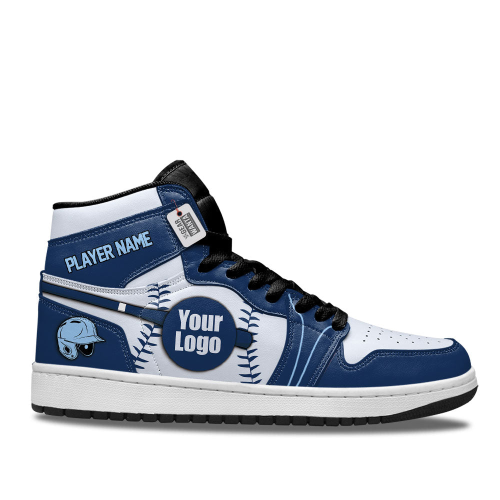 Tampa Baseball J1s Sneakers Personalized Your Team-Cuztomshoes