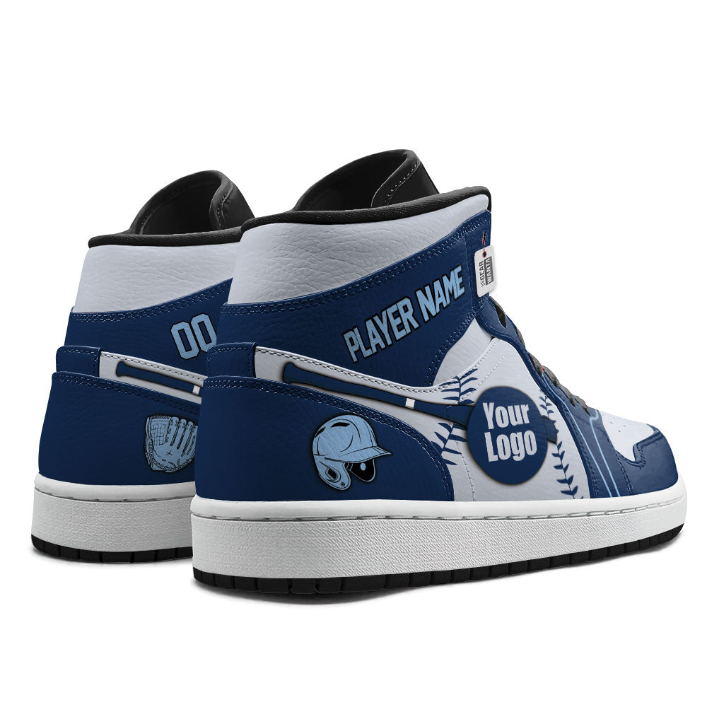 Tampa Baseball J1s Sneakers Personalized Your Teamcuztomshoes.com