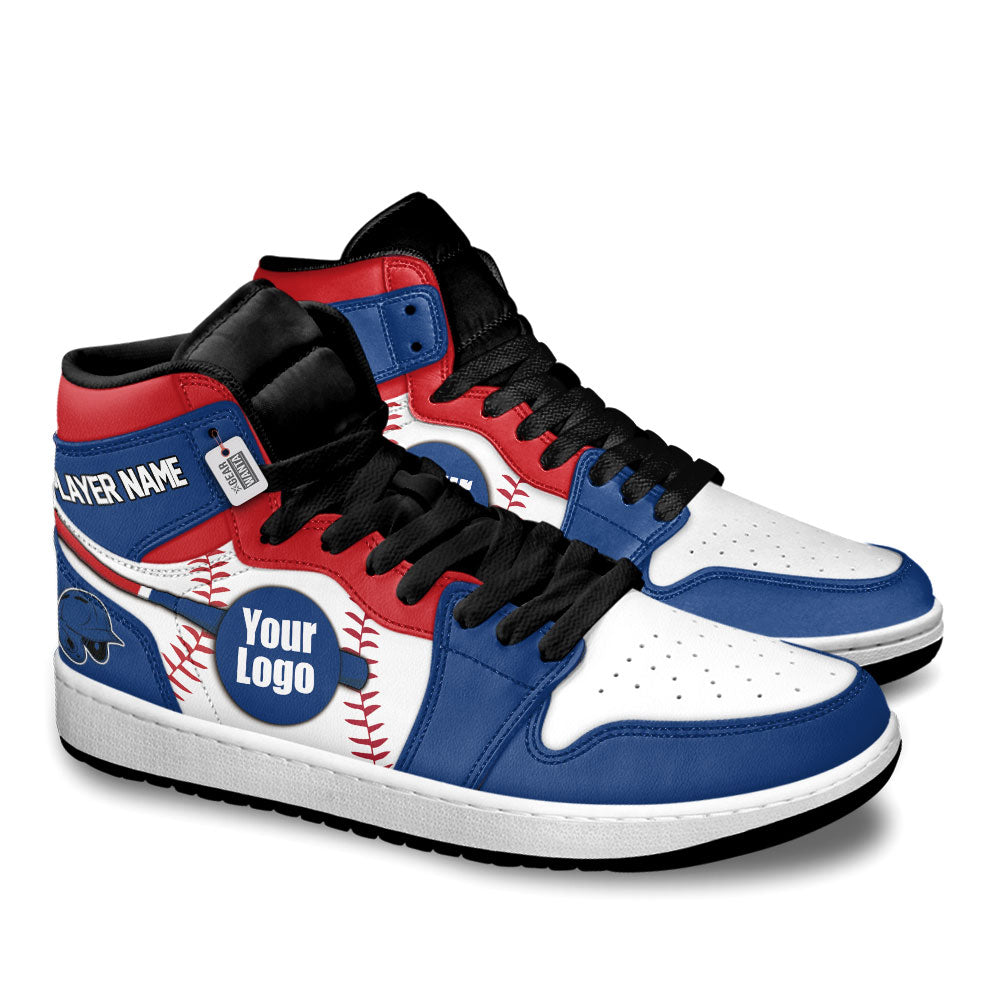 Texas Baseball J1s Sneakers Personalized Your Teamcuztomshoes.com