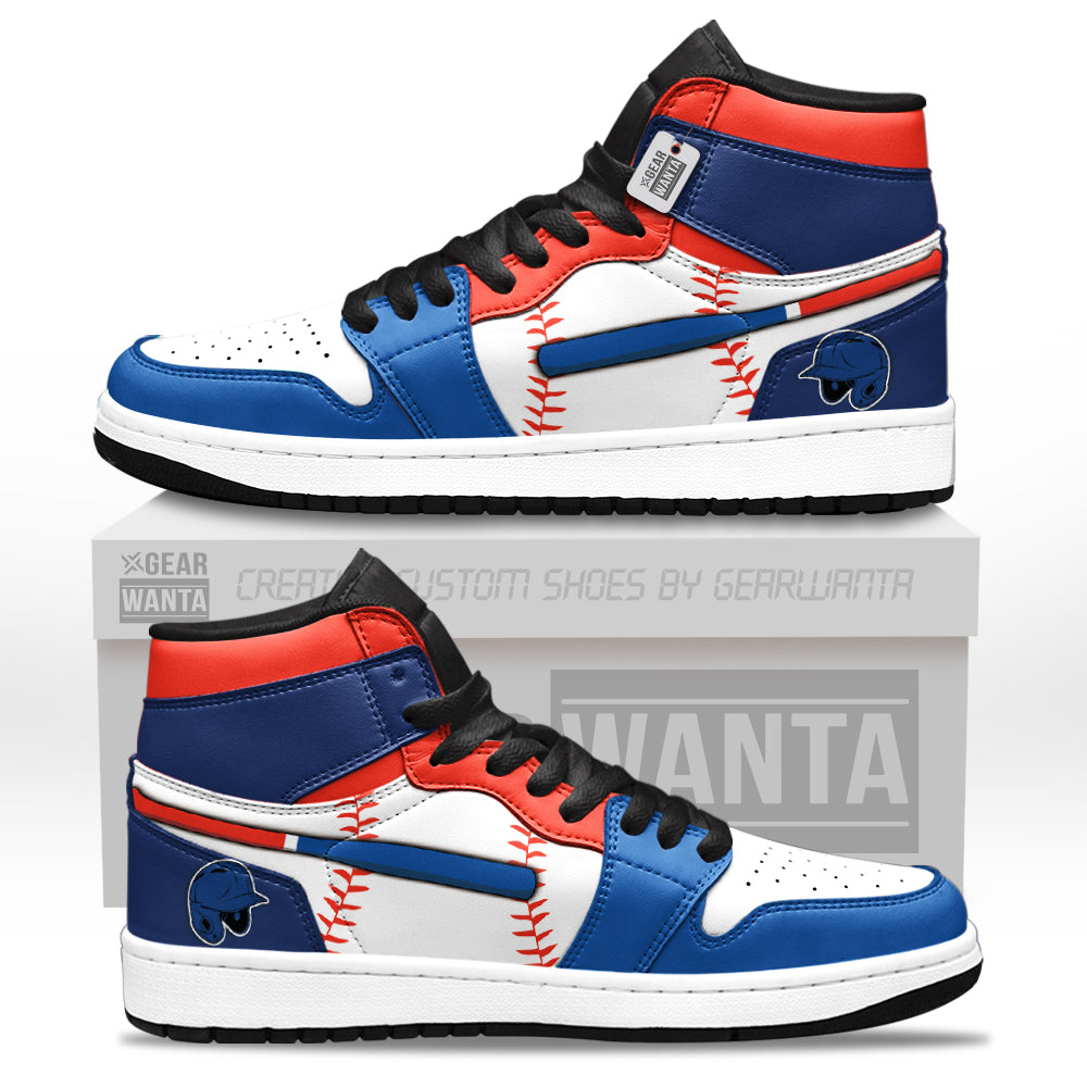 Toronto Baseball J1s Sneakers Personalized Your Team-Cuztomshoes