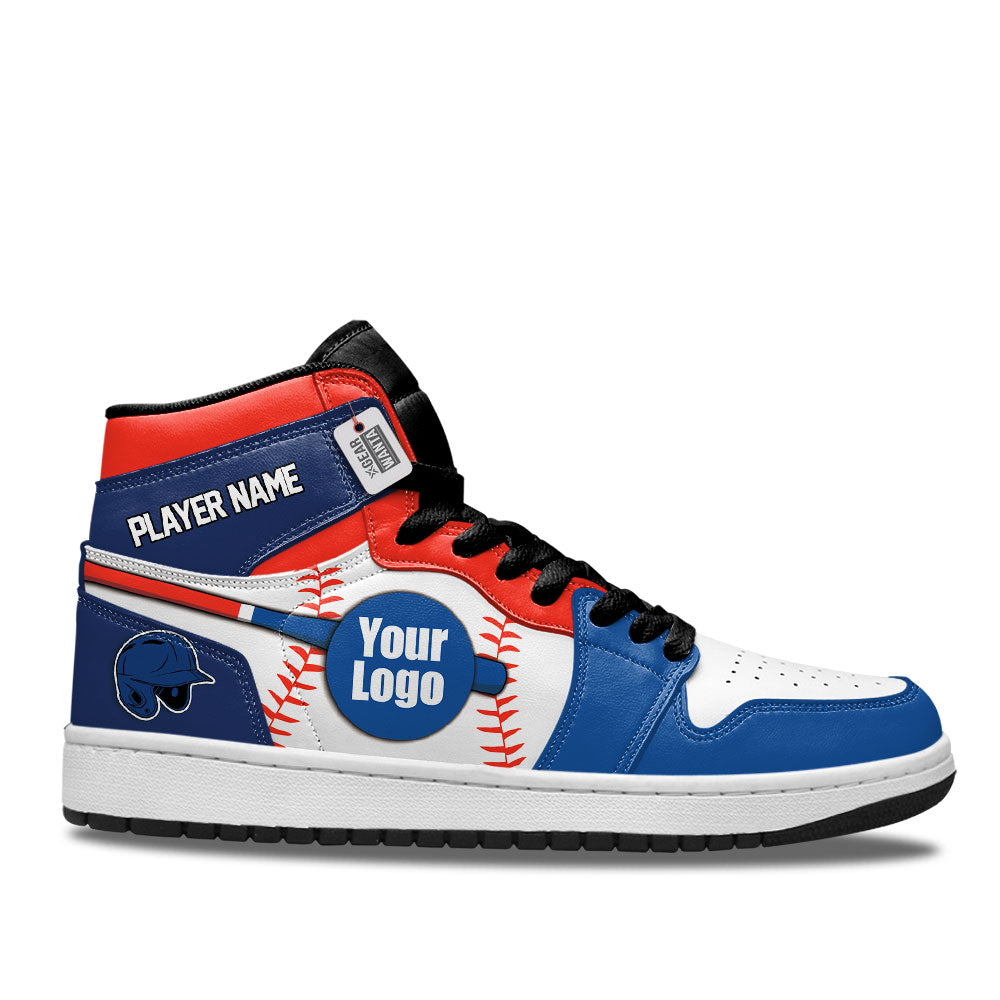 Toronto Baseball J1s Sneakers Personalized Your Team-Cuztomshoes