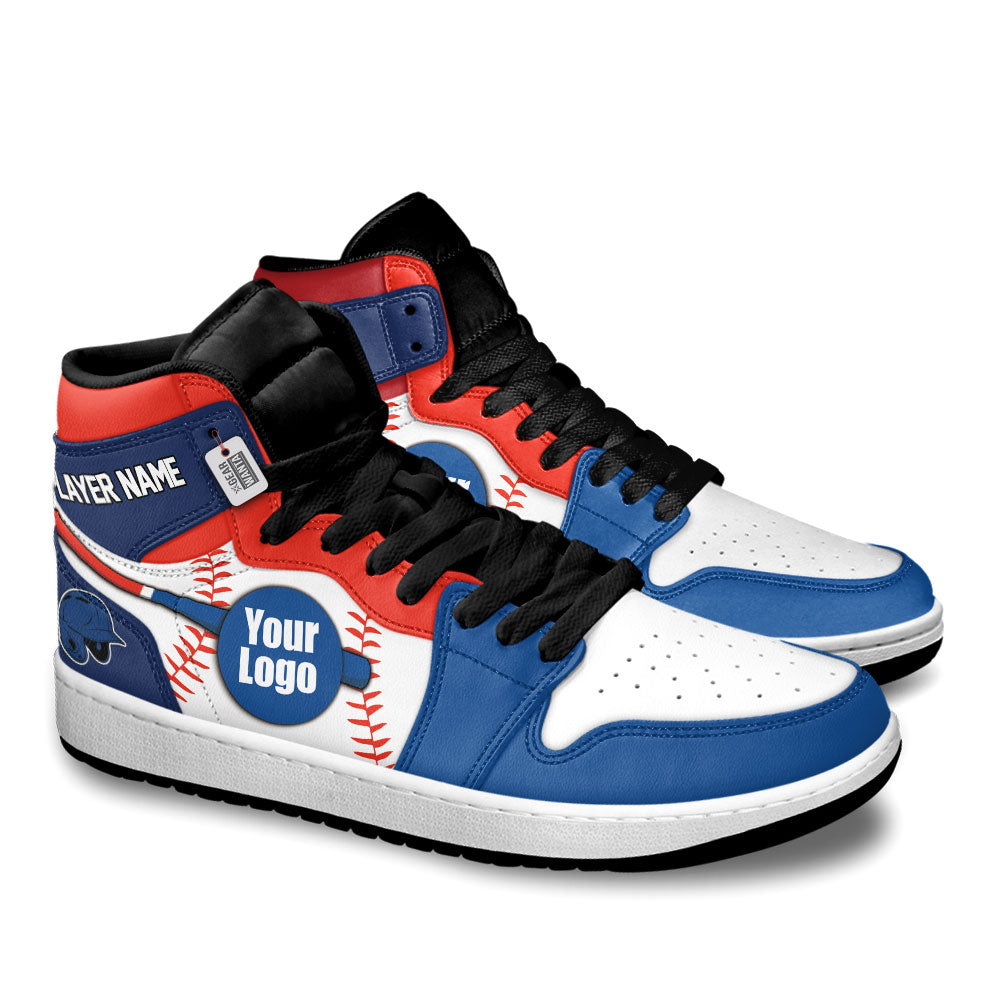 Toronto Baseball J1s Sneakers Personalized Your Teamcuztomshoes.com