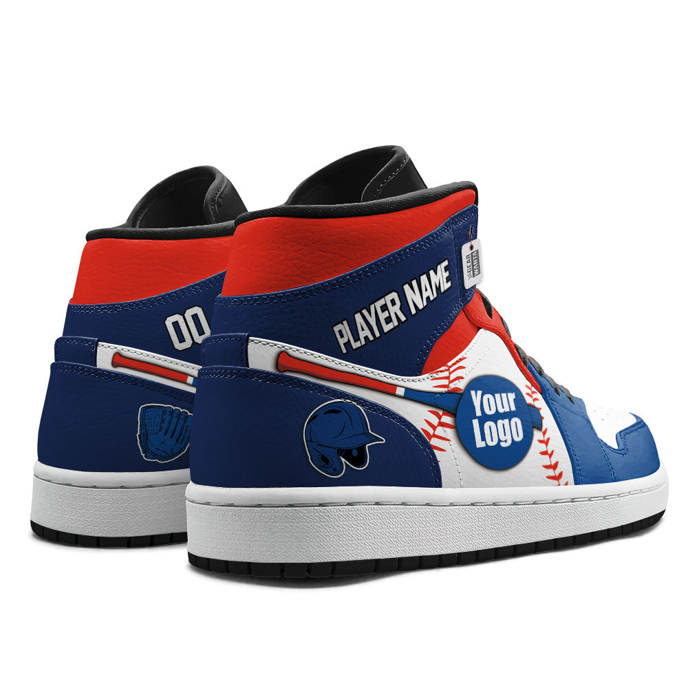 Toronto Baseball J1s Sneakers Personalized Your Teamcuztomshoes.com