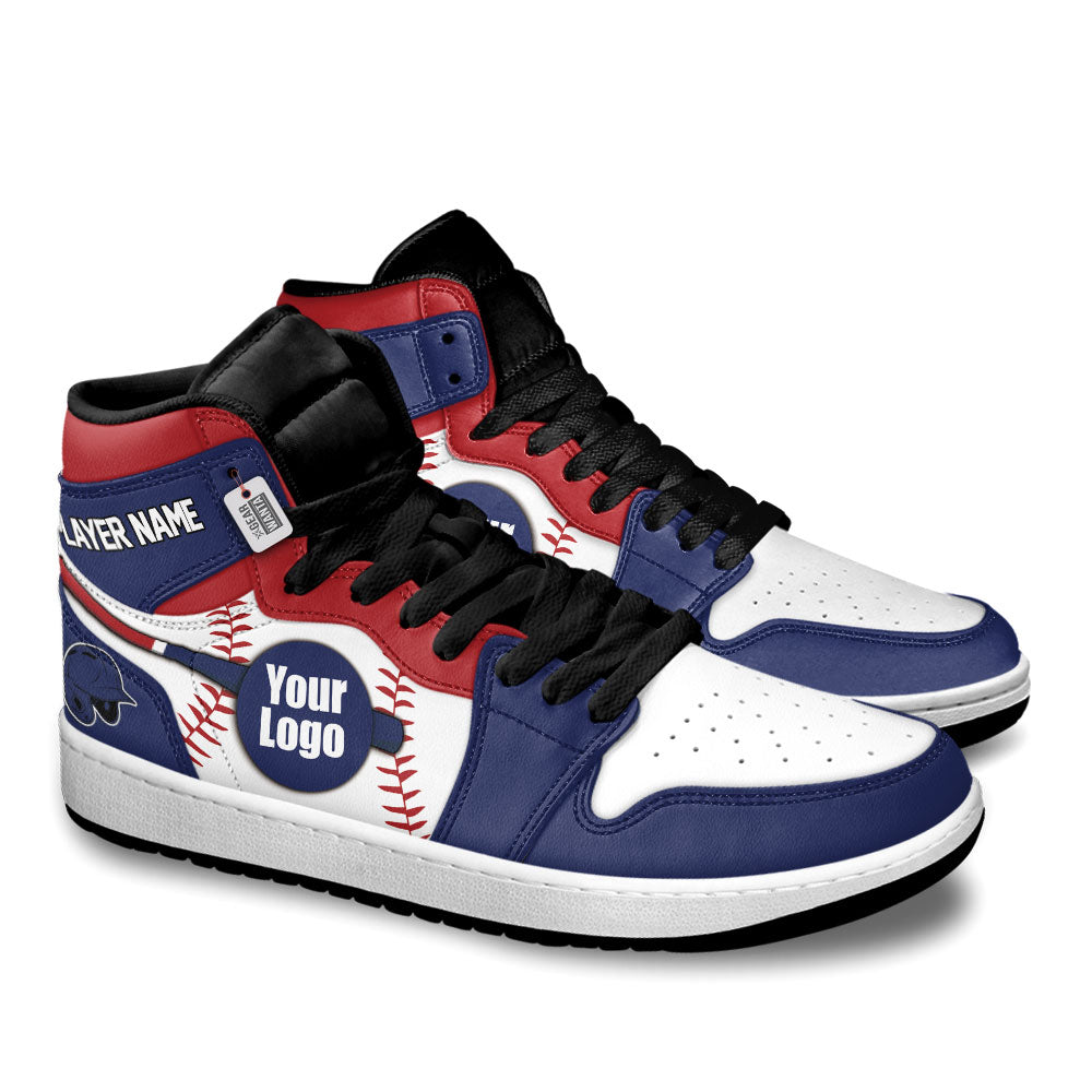 Washington Baseball J1s Sneakers Personalized Your Teamcuztomshoes.com