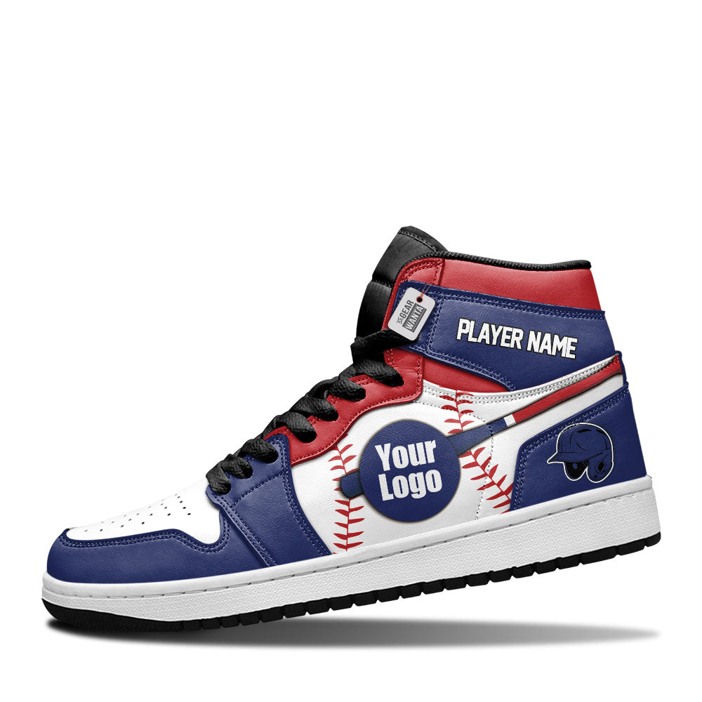 Washington Baseball J1s Sneakers Personalized Your Teamcuztomshoes.com