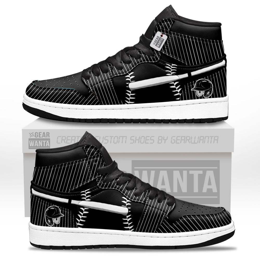 Chicago Baseball J1s Sneakers Personalized Your Team-Cuztomshoes